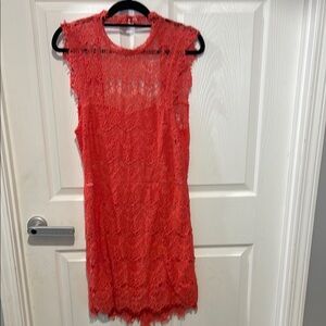 Free People Red Sheath Mini Dress Cocktail